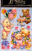 3-D Birthday Bears