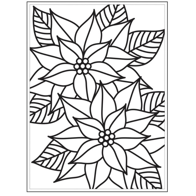 Mosaic Poinsettia