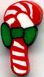 Candy Cane w/ bow