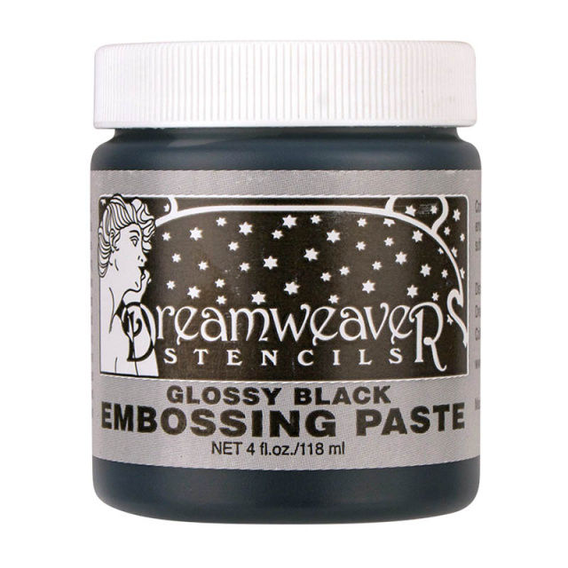 Glossy Black Embossing Paste