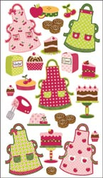 Sticko-Patterned Aprons
