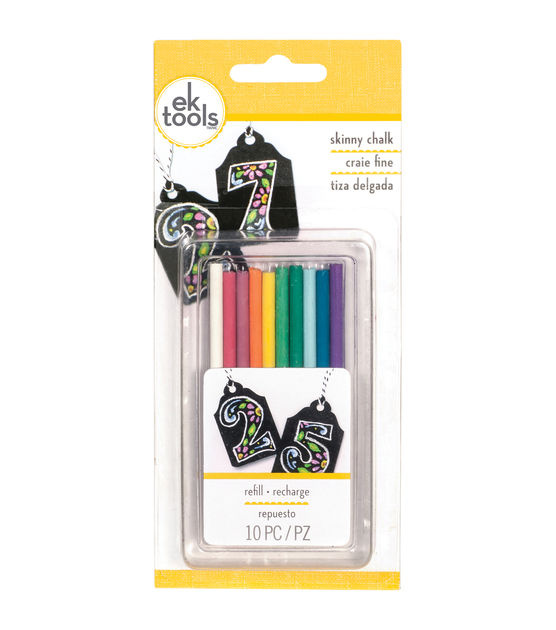 Primary Skinny Chalk Refill Kit 10pkg.