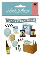 jolee's boutique ornamental sticker/Retirement