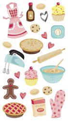 Sticko/Glitter Stickers Baking