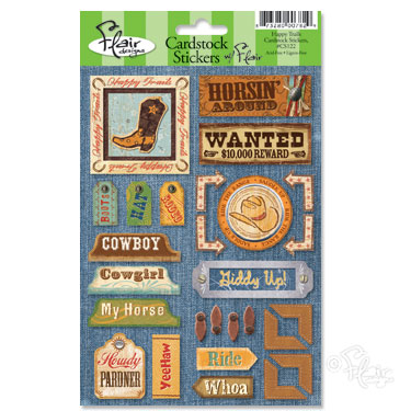 Happy Trails Cardstock Stickers