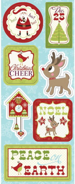 Christmas Chipboard Stickers