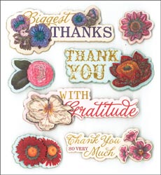 Dimensional Stickers/Thank You