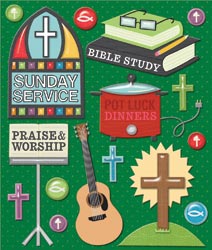 Church Activities Sticker Medley