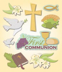 First Communion Sticker Medley