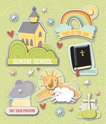 Sunday School Sticker Medley