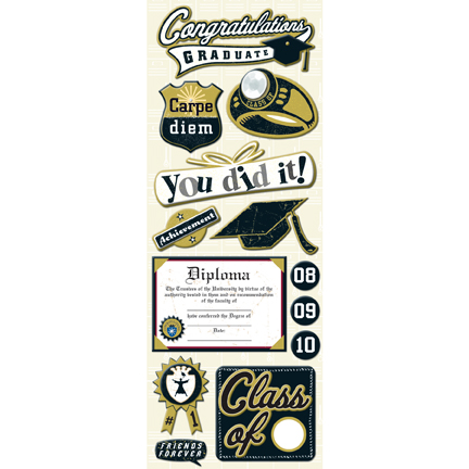 Graduation Adhesive Chipboard