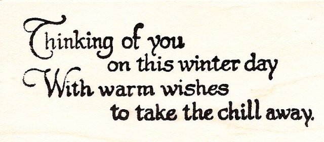 Fancy Thinking Of You This Winter