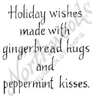 Holiday Wishes Made With Gingerbread