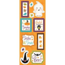 Treat Chipboard Stickers