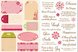 Flowers and Frills Tags & Phrases