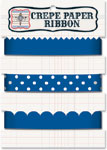 Crepe Paper Ribbon-Navy