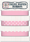 Crepe Paper Ribbon Pink