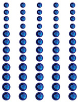 Adhesive Pearls Brilliant Blue