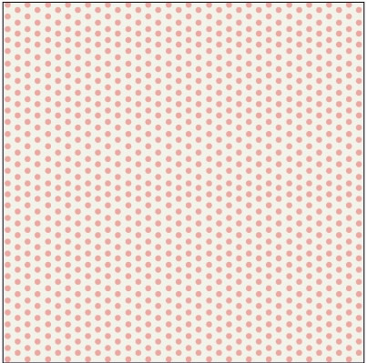 12x12 Pink Big Dot Suede Paper