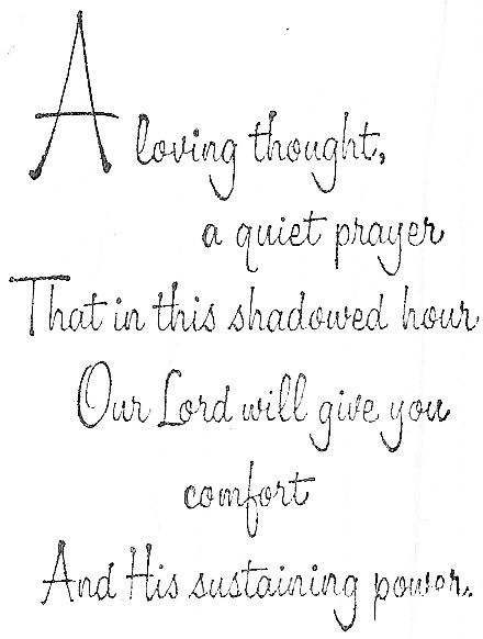 A Loving Thought