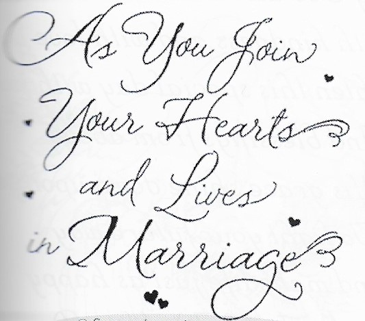 As You Join/Wedding