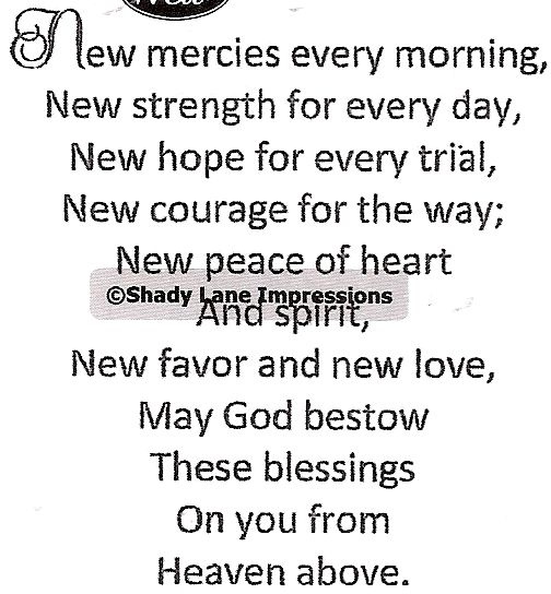 New Mercies