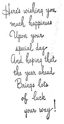 Here's Wishing Birthday