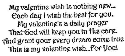 Valentine Wish Verse