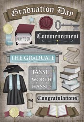 Cardstock Stickers Commencement