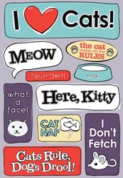 Meow Cardstock Stickers