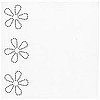 12x12 In Stitch'z Flowers Brilliant White