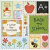 12x12 Grade School Glitter Blocks