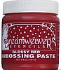 Glossy Red Embossing Paste