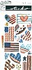 Patriotic Vellum Stickers