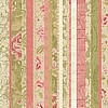 12x12 McKenna Striped Floral Damask Embossed Paper