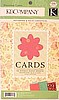 Retro Floral Card Stock Pad