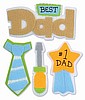 3D Felt Stickers Best Dad