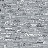 12x12 Silver Anniversary Words