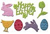 14 Pcs. Felt Frenzy Adhesive/Easter