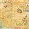 12x12 Easter Paper Vintage Collage